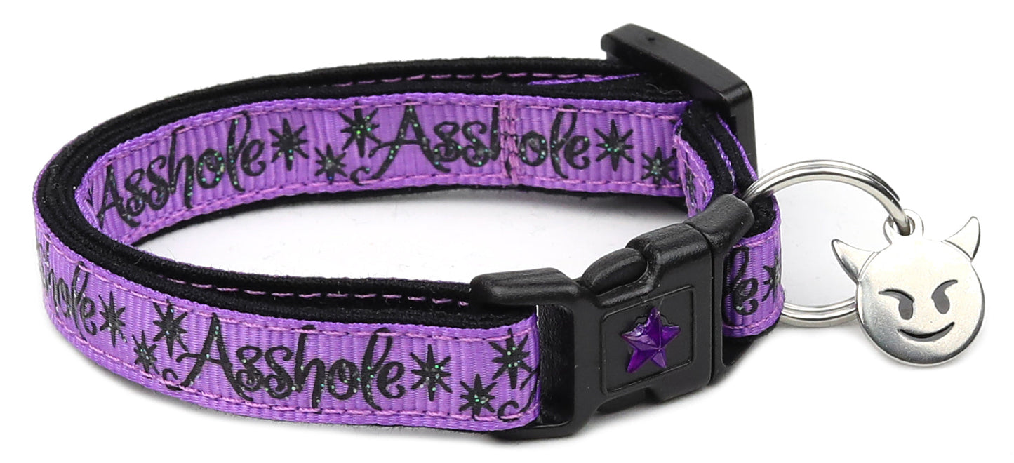 Asshole Breakaway Cat Collar-30